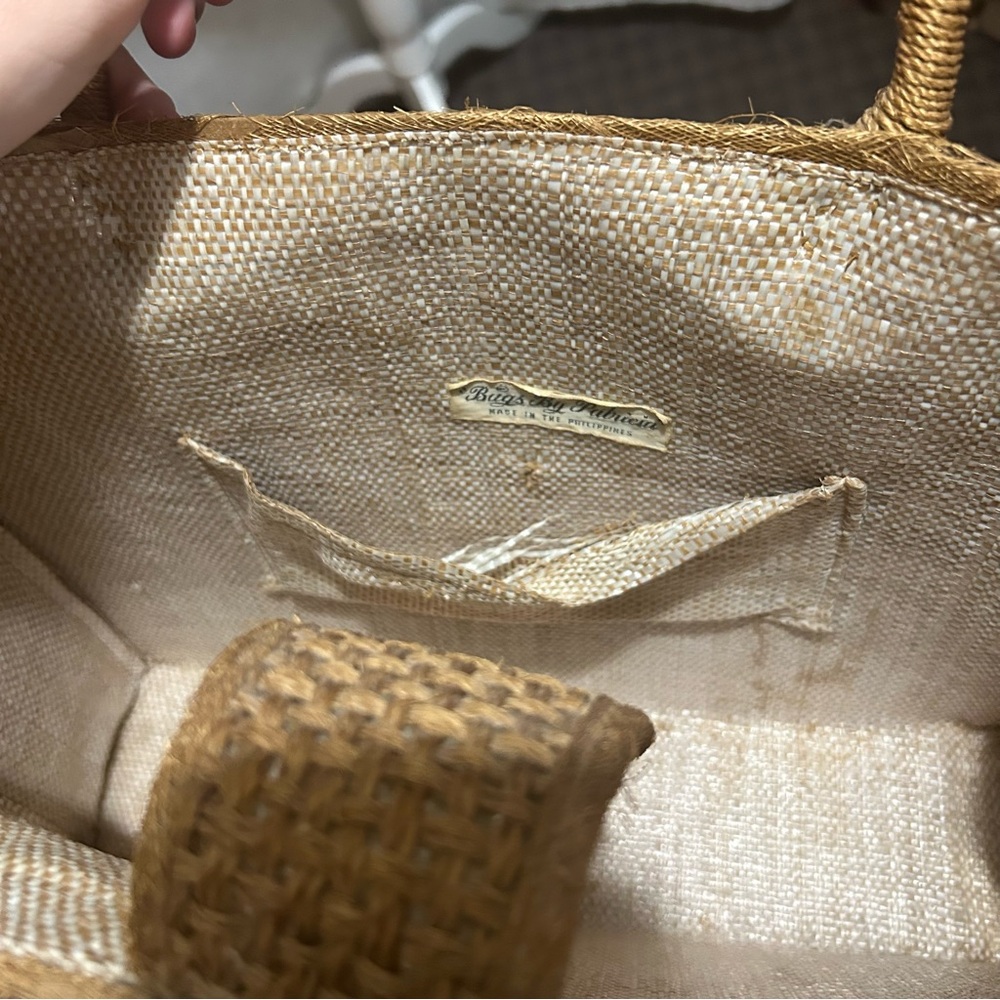 Vintage Bags By Patricia straw bag - Picture 3 of 3